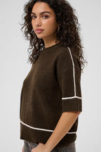 Jinie Knit Pullover Coffee Bean