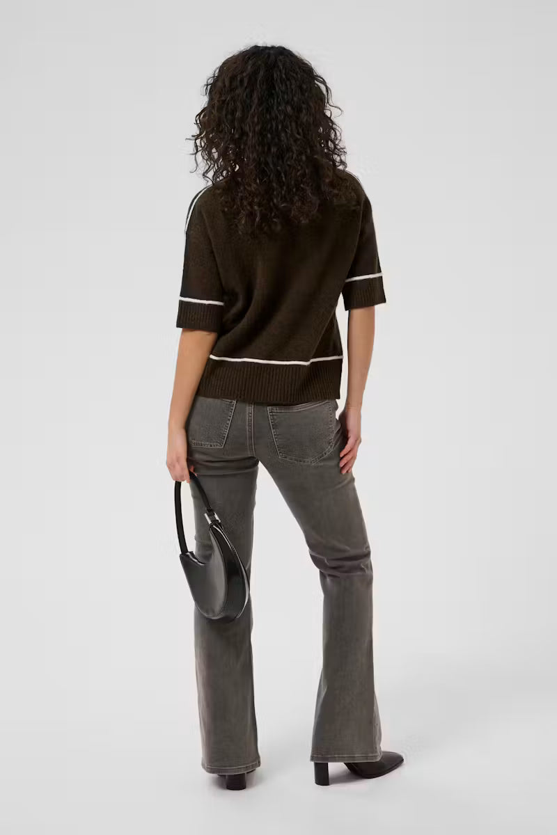 Jinie Knit Pullover Coffee Bean