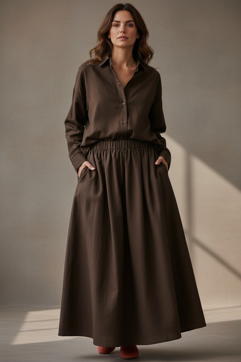 Irissa oversize shirt Demitasse
