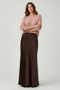Mela Pullover Oat Mahogany Rose