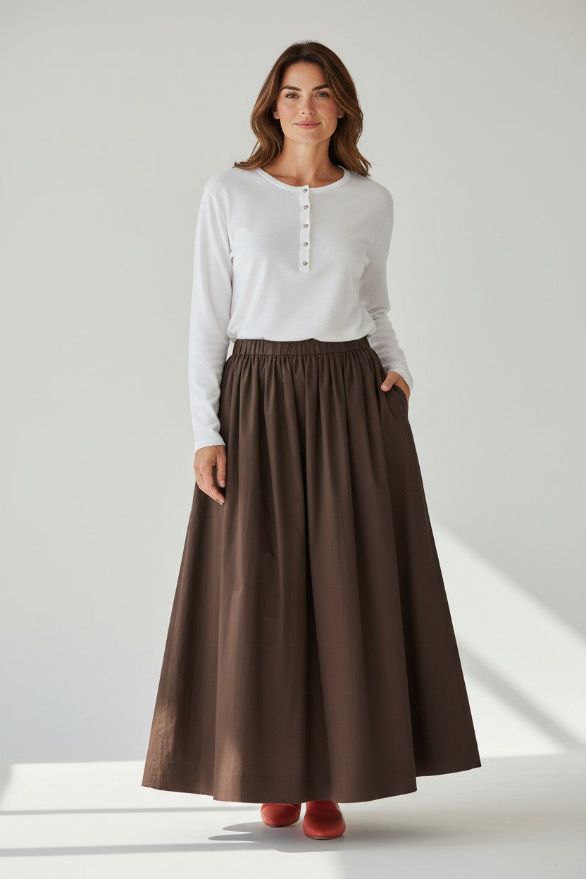 Pine Blouse White Sand