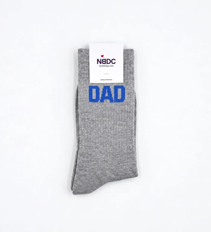 Sokken Dad grey