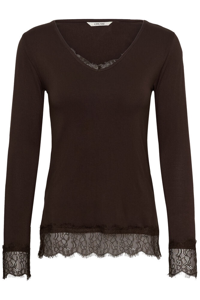 Alvaia LS Lace Tshirt Java