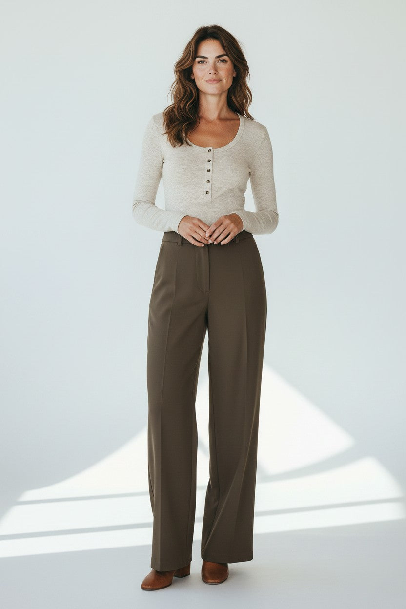 Lavana Button LS T-shirt