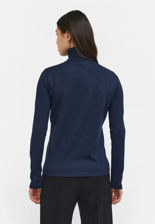 Marla Rollneck Knit Total Eclipse