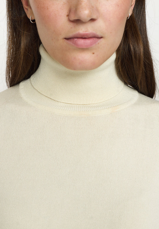 Marla Rollneck Knit Arctic Wolf
