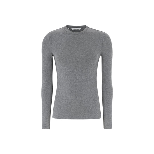 Roman O-neck Grey Melange