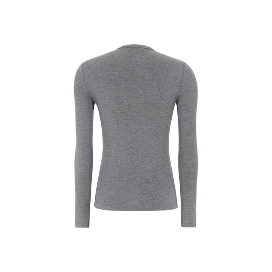 Roman O-neck Grey Melange