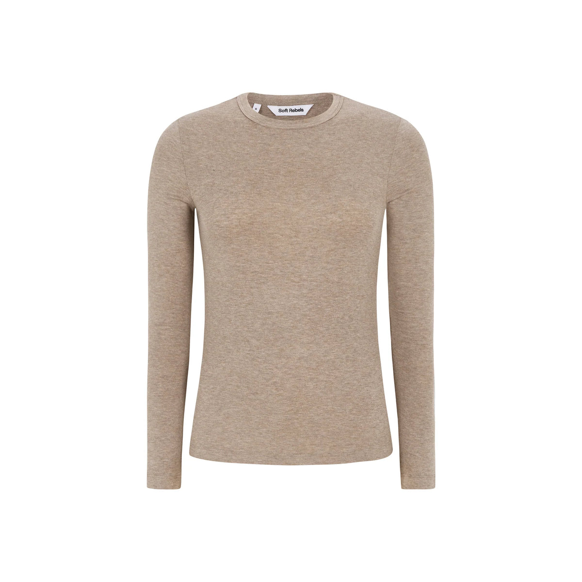 Roman O-neck Silver Mink Melange