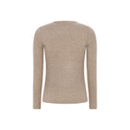 Roman O-neck Silver Mink Melange