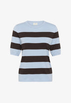 Lizza Striped Knit Blue & Brown
