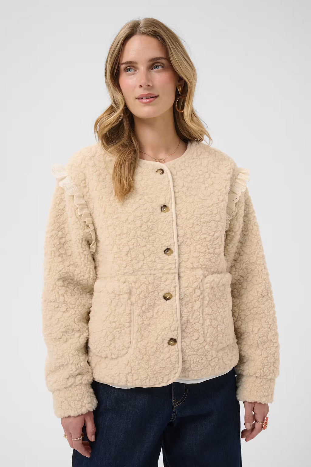 Rana Lace Teddy Jacket