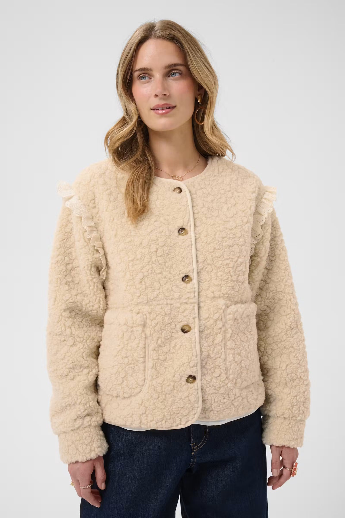 Rana Lace Teddy Jacket