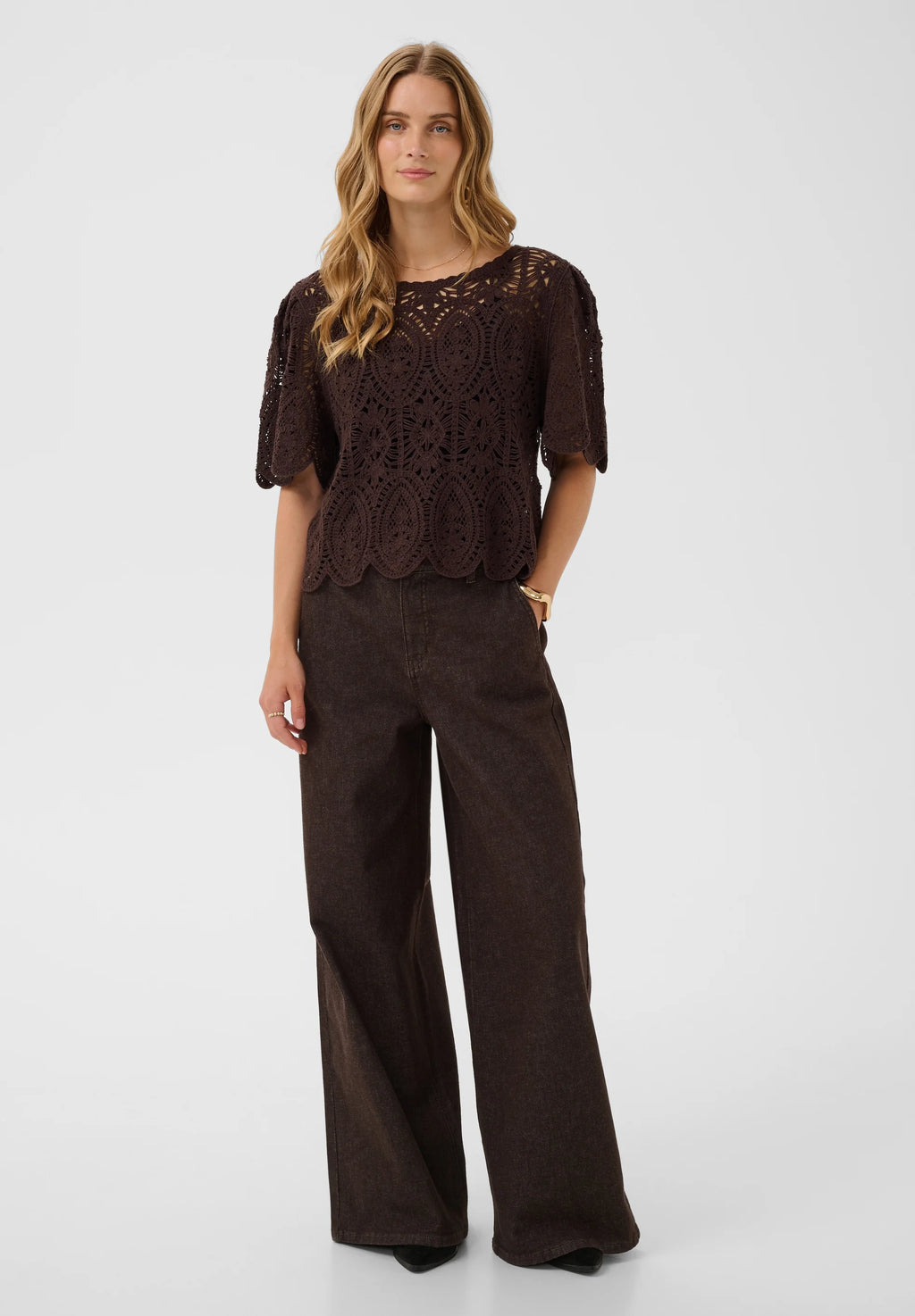 Mindie Crochet Blouse