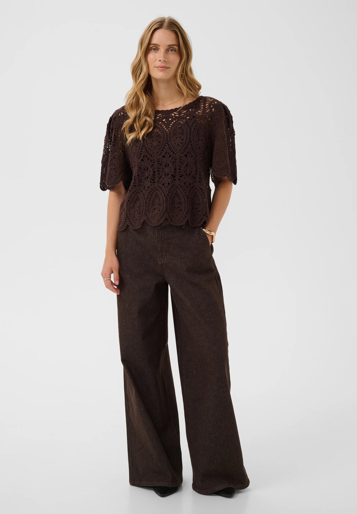 Mindie Crochet Blouse