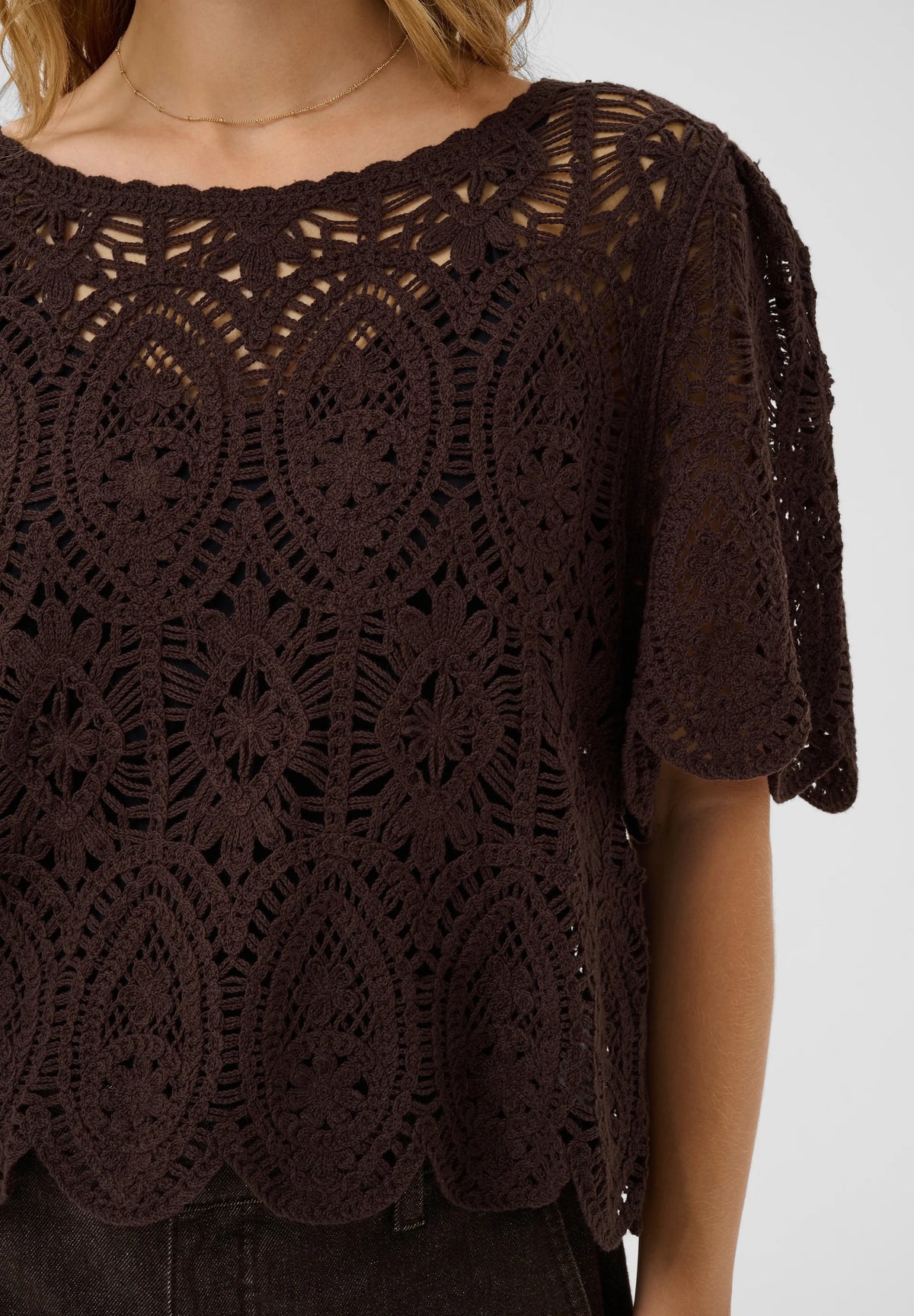Mindie Crochet Blouse