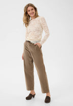 Pitia Lace Blouse Oatmeal