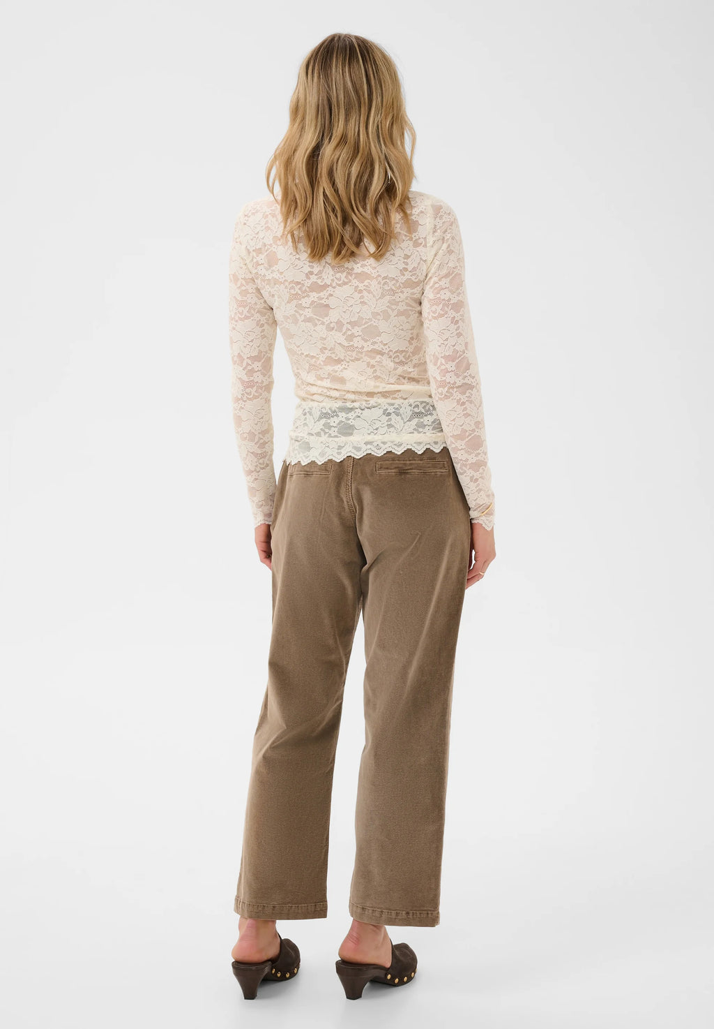 Pitia Lace Blouse Oatmeal