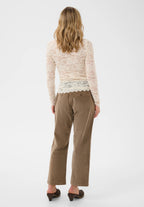 Pitia Lace Blouse Oatmeal